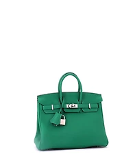 Pre-Owned HERMES Birkin Handbag Togo with Palladium Hardware