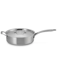 Le Creuset Essential Stainless Steel 4.6-Quart Saute Pan