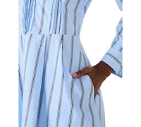 Steve Madden Women's Ariany Long-Sleeve Collared Dress