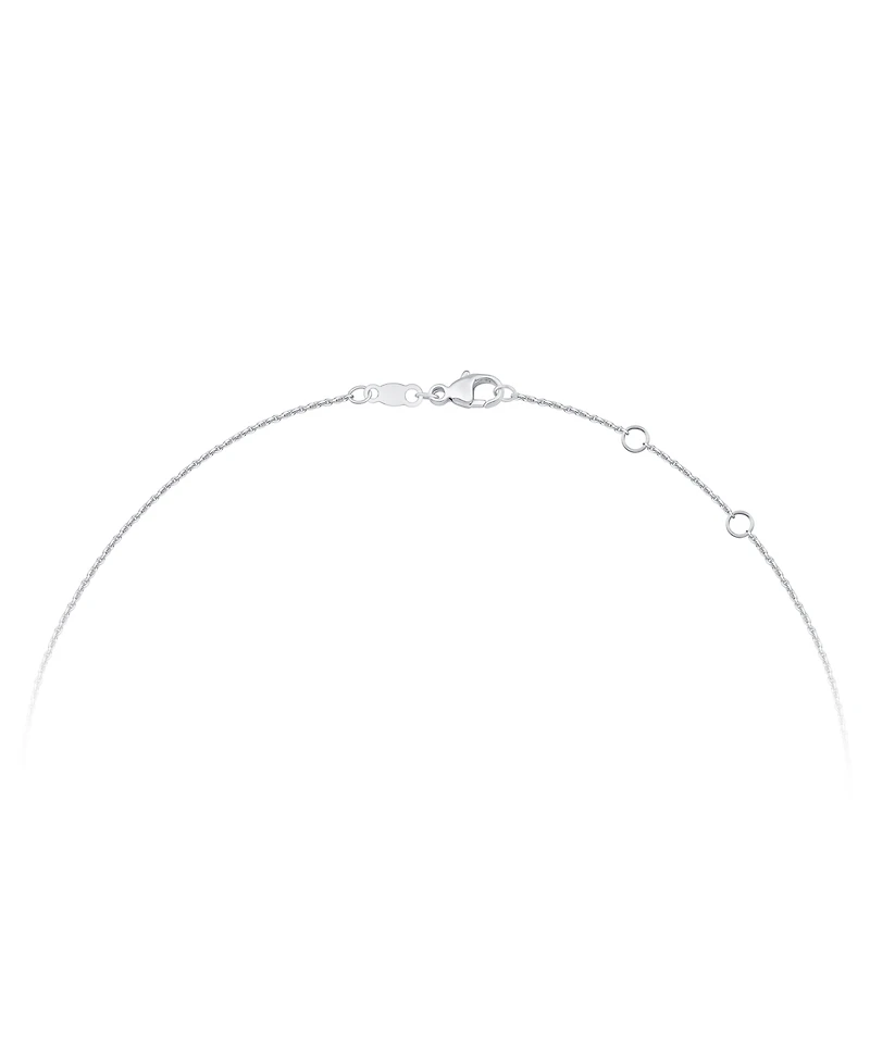 Macy's Diamond Tennis Necklace (1 ct. t.w.) in Sterling Silver