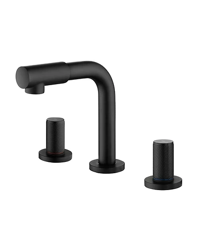 Boyel Living Double Handle 3 Hole 8-Inch Center Wide-Spread Bathroom Sink Faucet