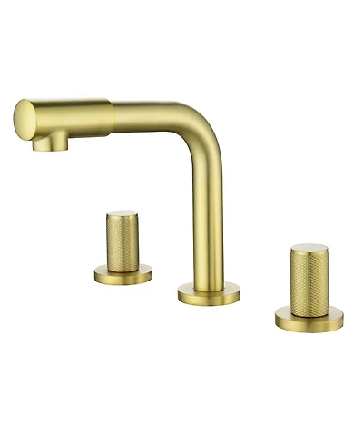 Boyel Living Double Handle 3 Hole 8-Inch Center Wide-Spread Bathroom Sink Faucet