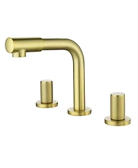 Boyel Living Double Handle 3 Hole 8-Inch Center Wide-Spread Bathroom Sink Faucet