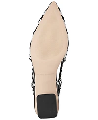 Marc Fisher Women's Latiya Woven Slingback Dress Pumps