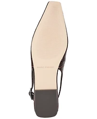 Marc Fisher Women's Gelli Square Toe Slingback Dress Flats