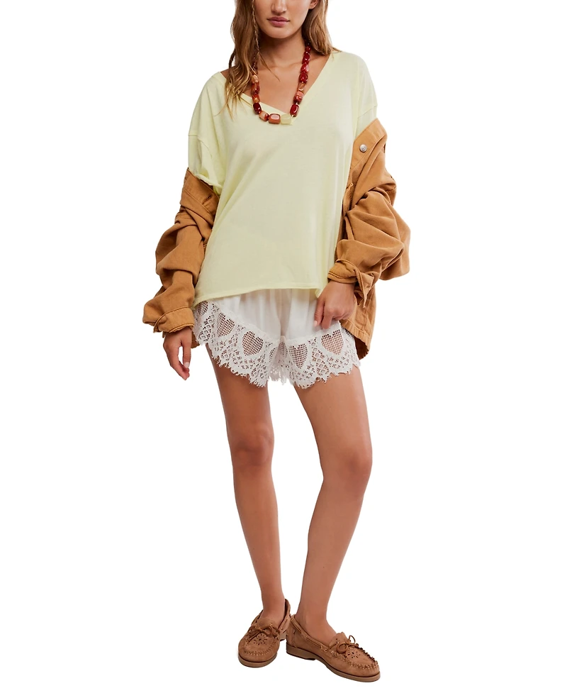 Free People Women's Nina V-Neck T-Shirt