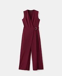 Mango Women's Belt Wrap Jumpsuit