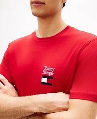 Tommy Hilfiger Men's Crewneck Brand Love Stack T-Shirt