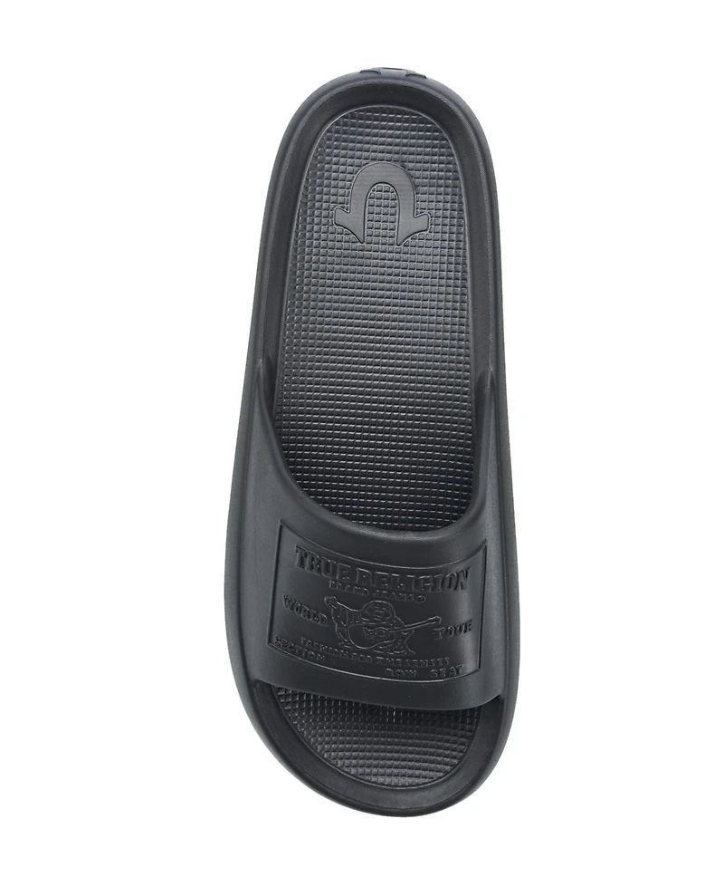True Religion Men's Wayne Logo Single Slide