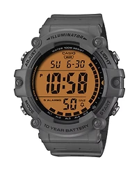 Casio Men's Japanese Quartz Digital Black Resin Watch 51.3mm