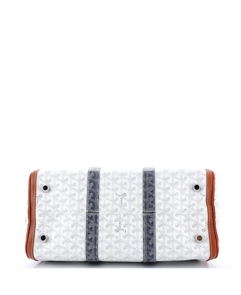 Pre-Owned Goyard 35 Croisiere Bag Coated Canvas