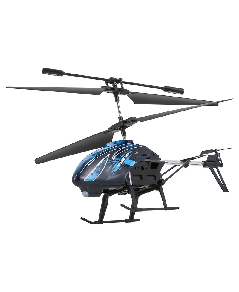 Hongge Remote Control Helicopter with Led Lights Gyro Stabilization and Modular Battery