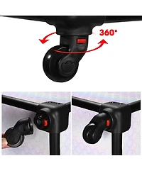 Byootique 2-Piece Makeup Train Case Cosmetic Organizer Kit Pure ForgetMeNot