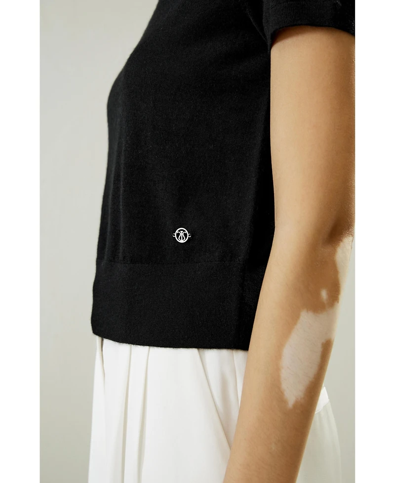 Lilysilk Women's Cashmere Round Neck Sweater