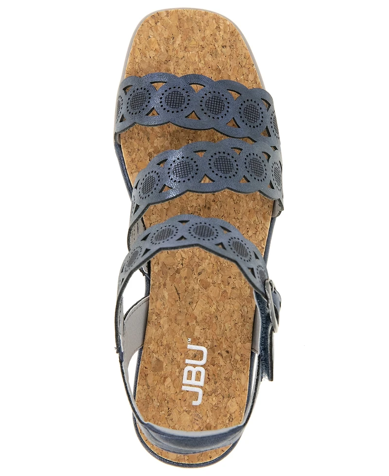 Jbu Women's Winona Round Toe Casual Sandals