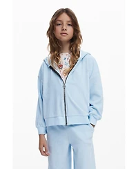 Desigual Girls Girls's Hoodie with ears and strass logo