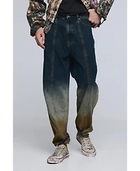 Desigual Men's Denim pants with cuffed hem