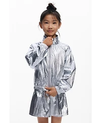 Desigual Girls Girls's Reversible silver jacket