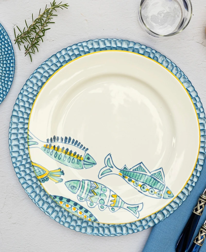 Vietri Elba's Fish Dinner Plate