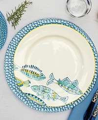 Vietri Elba's Fish Dinner Plate