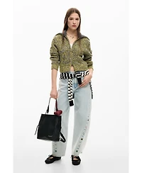 Desigual Women's Medium backpack with heart charm