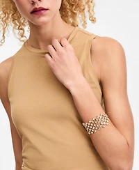 I.n.c. International Concepts Crystal Net Statement Bracelet, Macy's Exclusive