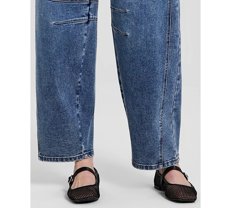 And Now This Women's High-Rise Tie-Waist Denim Jeans, Macy's Exclusive