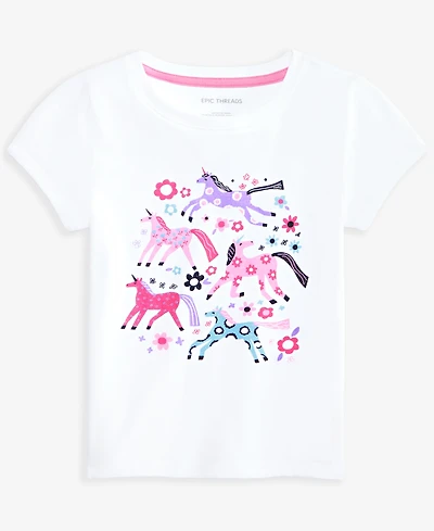 Epic Threads Girls' 12M-5T Unicorns Tee, Macy's Exclusive