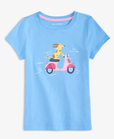 Epic Threads Girls' 12M-5T Scooter Pup Tee, Macy's Exclusive