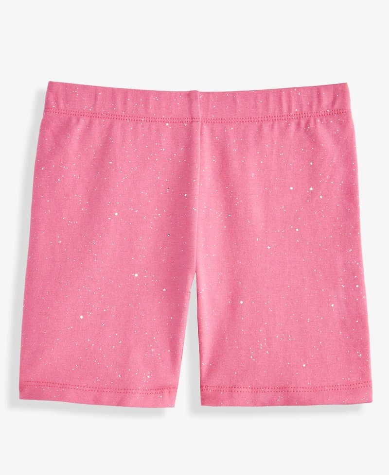 Epic Threads Girls' Toddler 12M-5T Sparkle-Print Bike Shorts, Macy's Exclusive