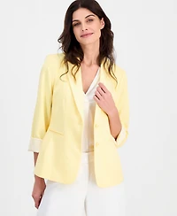 Tahari Asl Women's Two-Button Peak-Lapel Jacket