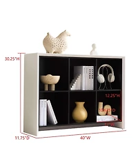Kings Brand Furniture 6-Cube Storage Shelf
