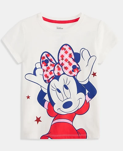 Epic Threads Girls' Toddler 12M-5T Minnie Mouse Gingham-Bow T-Shirt, Macy's Exclusive