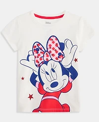 Epic Threads Girls' Toddler 12M-5T Minnie Mouse Gingham-Bow T-Shirt, Macy's Exclusive