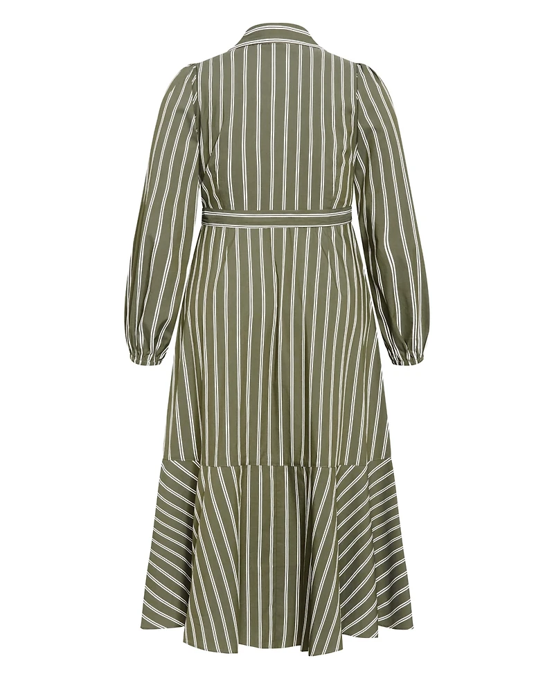 City Chic Plus Selena Wrap Dress