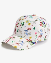 Giani Bernini Floral-Print Twill Baseball Cap, Macy's Exclusive
