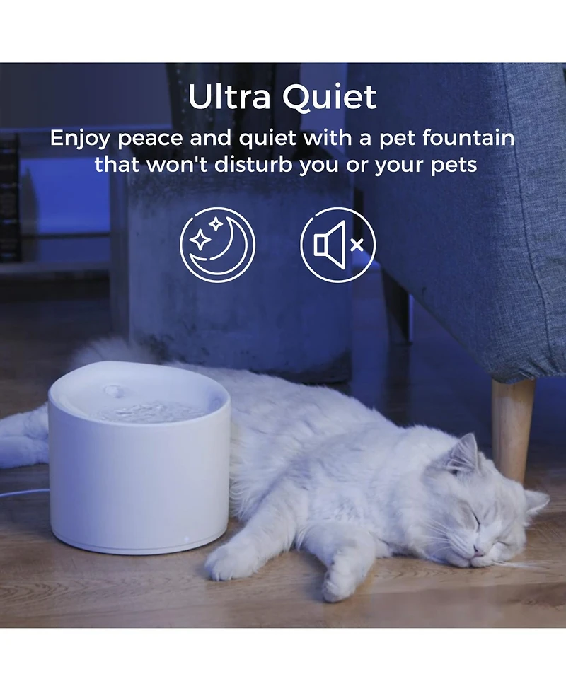 eco4life WiFi Pet Smart Water Fountain (2.5L)