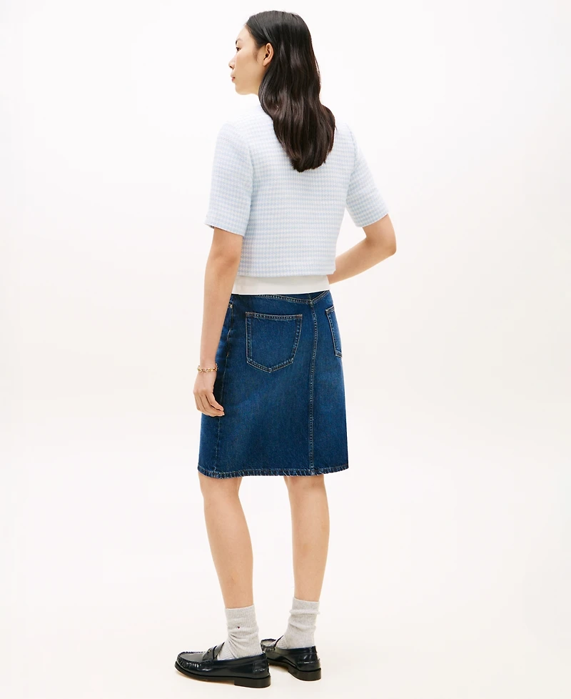 Tommy Hilfiger Women's Crewneck Tweed Lady Jacket