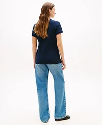 Tommy Hilfiger Women's Classic Pique Short-Sleeve Polo T-Shirt