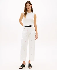 Tommy Hilfiger Women's Patch Pocket Printed Chinos Pants