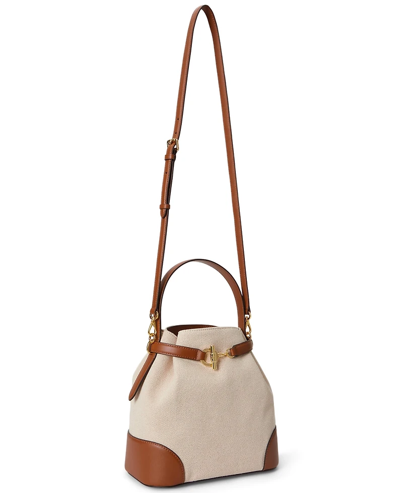 Lauren Ralph Lauren Canvas Small Blaike Bucket Bag