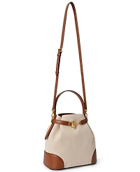 Lauren Ralph Lauren Canvas Small Blaike Bucket Bag
