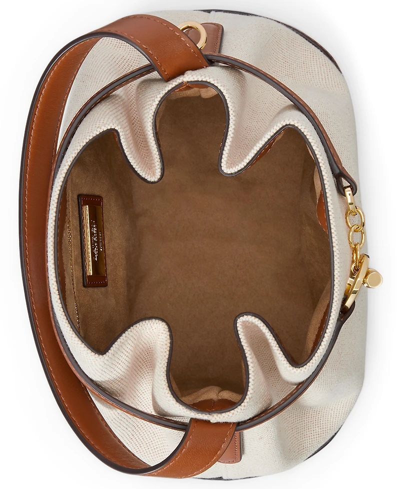 Lauren Ralph Lauren Canvas Small Blaike Bucket Bag