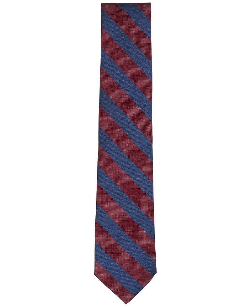 Club Room Men's Harbor Classic Stripe Pattern Tie, Macy's Exclusive