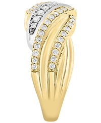 Effy Collection Diamond Ring (3/8 ct. t.w.) in 14k Two-Tone Gold