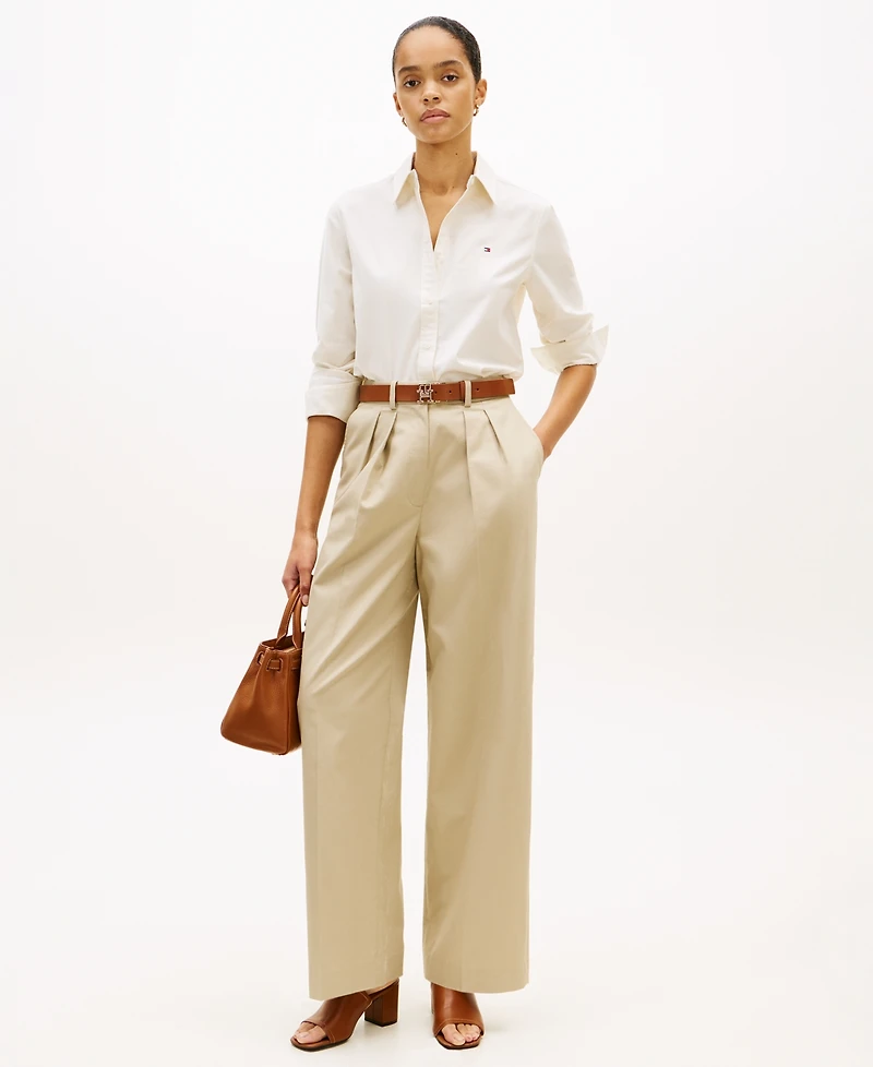 Tommy Hilfiger Women's Long-Sleeve Oxford Shirt