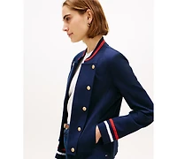 Tommy Hilfiger Women's Open Band High Collar Jacket
