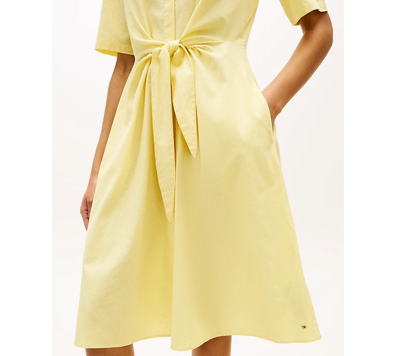 Tommy Hilfiger Women's Belted Midi Dress