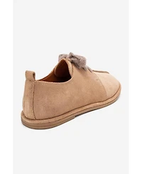 Forever & Always Women's Shoes Denora Leather Lace Up