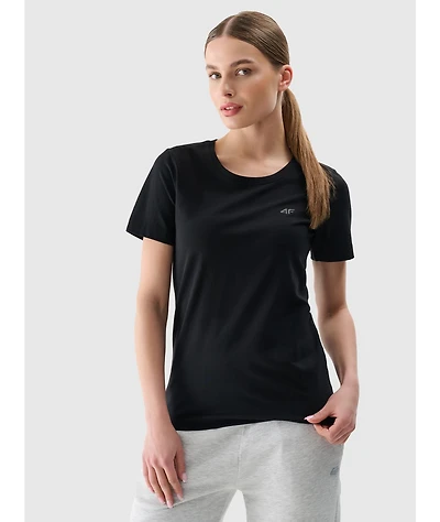 4F Women's regular plain T-shirt